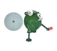 NonMiFyR Hand Grinding Machine Household Sharpening Device Cast Iron Construction Manual Built in Bearing Performance Suitable for, 6inch