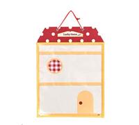 NonMiFyR Hanging, Toy Holder with Clear Window, Dustproof Felt Hanging Pocket Organizer, Suitable for Children's Room, 57.5cmx43cm