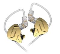 NonMiFyR In Ear Gaming Headphones Earbuds Wired Headset Earphones With Compact Shell Secure In Ear Fit And Smooth Playback For PC Gaming Voice Chat Computer Work Daily Listening, Gold, Standard