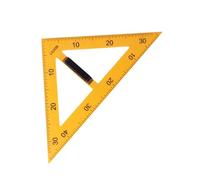 NonMiFyR Math Geometry Equipment Ruler Triangle Drawing Tool Material for School Lessons Teachers, 45 Degree Triangle