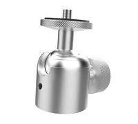 NonMiFyR Mini Ball Head with 1/4 Inch Screw Metal Swivel Tripod Head Base Adapter for Monopods Light Stand DSLR Cameras