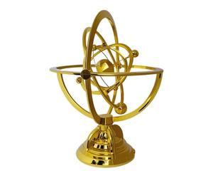 NonMiFyR Motion Desktop Toy Modeled after Astronomical Objects, with Electromagnetic Oscillation, Made of PP for High-impact Attraction, Gold