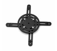 NonMiFyR Mounting Plate Adapter Bracket Holder Stand Thick Metal Plate With Matte Coating Adjustable Arms And Long Slots For Angle Setup suitable for home theater meeting room office