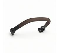 NonMiFyR Rail Child Bar Guard Handrail with Arched Comfortable Grip PU Leather Covering Fits Pushchair and Dot Suitable for Daily outings City Walks, Array, Brown