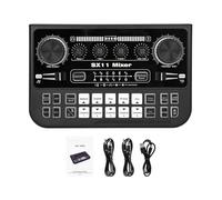 NonMiFyR Sound Card, Audio Mixer, Professional Voice Changer for Stage, Home, Gaming, And Singing.
