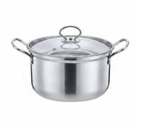 NonMiFyR Stainless Steel Fryer Pot Deep Fryer Pan Strainer Lid Oil Container With Mesh Insert For Crisp Frying And Oil Reuse suitable for everyday meals home, 20CM, Double-ear