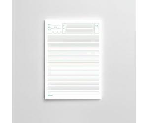 NonMiFyR Student Exercise Paper Composition Book with Smooth Paper Lined Blank Pages A4 Suitable for Creative Writing Grammar Exercises Spelling Practice Daily journaling
