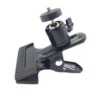 NonMiFyR Tripod Clip Clamp Mount, 360-degree Mini Ball Head, Standard 1/4-inch Screw, Camera Accessories, Without Phone Holder