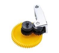 NonMiFyR Upgrade Hardened Steel Gear Extruder, Aluminum Alloy Inclined Gear Metal Feeder