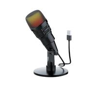 NonMiFyR USB for PC, RGB for Computer Laptop, Computer, Condenser for Online Chatting for Beginners to Record Video, No pattern