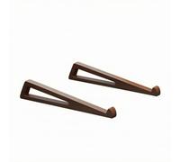 NonMiFyR Wood Laptop Stand Improves Breathability Solid Wood Laptop Stand Ergonomic Desk Accessory for Travel Workspace