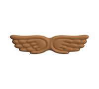 NonMiFyR Wrist Rest with Angel Wing Design, Padded Elbow Support for Desk, Computer Armrest for Gaming, Brown