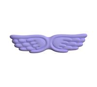 NonMiFyR Wrist Rest with Angel Wing Design, Padded Elbow Support for Desk, Computer Armrest for Gaming, Violet