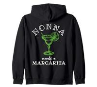 Nonna Needs A Margarita Fun Drinking Humor Zip Hoodie