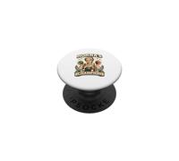 Nonnas Champion Italian Retro Bocce Ball Player Team PopSockets Adhesive PopGrip