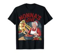 Nonna's Love Cooking Design T-Shirt
