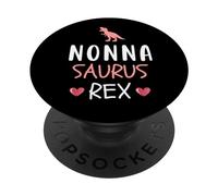 Nonnasaurus Rex Cute Nonna Dinosaur PopSockets Swappable PopGrip