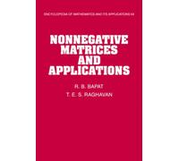 Nonnegative Matrices and Applications