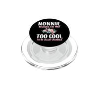 Nonnie Because I'm Too Cool Be Called Grandma Floral Flower PopSockets PopGrip for MagSafe