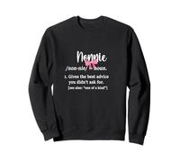 Nonnie Bow Coquette Definition Gives the best advice Funny Sweatshirt