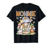 Nonnie Of The Two Wild 2Nd Birthday Animal Safari Tribal T-Shirt