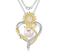 NONNYL Gifts for Women-Wife-Mom-Grandma, Mothers Day-Valentines-Christmas Day Gifts, Wedding Birthday Anniversary Fine Jewelry for Wife Her, Pearl Necklace, Large, Pearl, freshwater cultured pearl