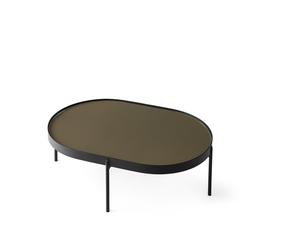 NoNo Table Large Black/ Brown Glass