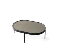 NoNo Table Small Black/ Beige Glass