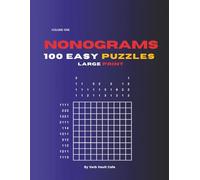 Nonograms 100 Easy Puzzles Large Print | Logic Grid Math Puzzles for Adults | Japanese Picross, Hanjie, Griddlers: Boredom Busters for Seniors with ... | Keep Your Mind Sharp (Math Logic Puzzles)
