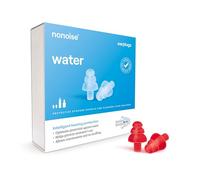 Nonoise Water sports earplugs - Protection against water in the ear - Environment remains clearly audible - 1 pair - Red