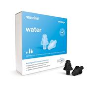 Nonoise Water sports earplugs - Protection against water in the ear - Environment remains clearly audible - 1 pair - Black