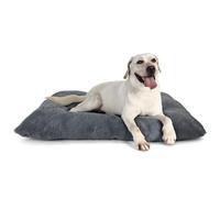 nononfish 36 inch Dog Crate Bed for Large Sized Dog Washable,Extra Soft Kennel Pad for 36 x 24 Crates or Cage with Anti-Slip Bottom,Deluxe Faux Fur Pet Sleeping Mat Helps Ease Pet Anxiety,Dark Grey