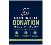 Nonprofit Donation Receipt Book: Internal Revenue Compliance Log, Donor Receipt Journal & Charity Gift Tracker