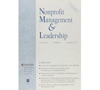 Nonprofit Management & Leadership: No. 4, Summer 2003: 13 (J-B NML Single Issue Nonprofit Management & Leadership)