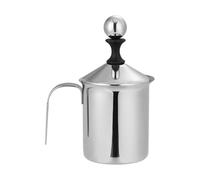 Nonrust Steel Manual Milk Frother Double Layer Whisks for Homemade Coffee Without Electricity Need Portable Design Portable Whisk for Coffee Lattes Cappuccinos Home Use