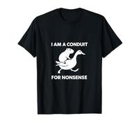 Nonsense Conduit Whimsical Capybara for Humor Lovers T-Shirt