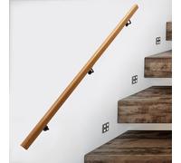 Nonslip 14FT WooRailing Modern WallMounted Banister & Step Baluster for Bars Lof Corridors Sturdy Support Guardrail Solut for Safe & SLE