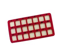 Nonslip 21 Grids Felt Workstation Mat Felt Work Mat Organizers for Secure Bead Arrangement During Jewelry Creation Portable Bead Storage