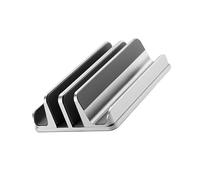 NonSlip Adjustable Width Aluminum Stand Vertical Laptop Tablet Holder Space Saving Design with Enhances Cooling Laptop Stand