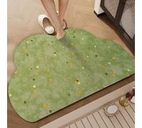 NonSlip Bath Mat Mat QuickDrying Absent Rug for Kitchen & ShowerPolka Dot Design 80x120cm