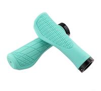 NonSlip Bicycle Handlebar Grips 1 Pair Rubber Covers for 22 mm Diameter Bars Enhancing Traction and Control on Mountain Road City Bikes (Purple)
