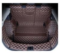 Nonslip Boot Mat For MG ZS 2023 EV ZX ZST 2018~2024 Car Trunk Mat Rear Boot Cargo Waterproof Carpet Storage Pad 3D EVA Material Line Cargo Cover Mat Travel(Brown)
