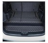 Nonslip Boot Mat For Toyota For Highlander 7 Seats 2014-2019 Waterproof Durable Boot Carpets Cargo Leather Car Trunk Mat Liner Car Boot Liner Protector(Black withbeigeA)