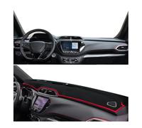 Nonslip Car Dashboard Cover Car Dashboard Cover Avoid Light Pad Sun Shade Mat Non-Slip Case Carpets For Trailblazer RG 2020 2021 2022 2023(Red With HUD)