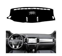 Nonslip Car Dashboard Cover Dashboard Cover Mat Protector Dash Sunshade Carpet Car Compatible With Ford For Everest Ranger 2015 2016 2017 2018 2019 2020 2021(Left Hand Drive,Black Edge)