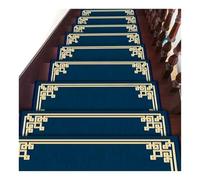 NonSlip Carpet Stair TreadsWashable TPE Backing for Wooden StepsIndoor Use 6 Pack Multi Sizes (25.6"x9.4"x1.2") t for Stairs