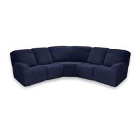 NonSlip Corner Sofa Cover5Seater Slipcovers Recliner Chair & Settee Covers Armchair Cushion Protector Durable Furniture Protector (1Pack)