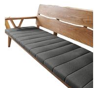 NonSlip Cushions for Benches Seat Pads for Window Sills Washable & WaterproofBankkissen 120x55cm Ideal for Garden & Home Use Black