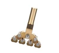 Nonslip Fret Press Tool Brass Construction Detachable Head Design Repair Suitable for Safe Instrument Maintenance Guitar Fret Installation Brass