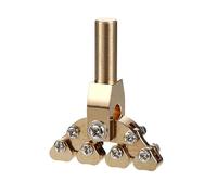 Nonslip Fret Press Tool Brass Construction Detachable Head Design Suitable For Safe Instrument Maintenance Portable Fret Installation Accessory